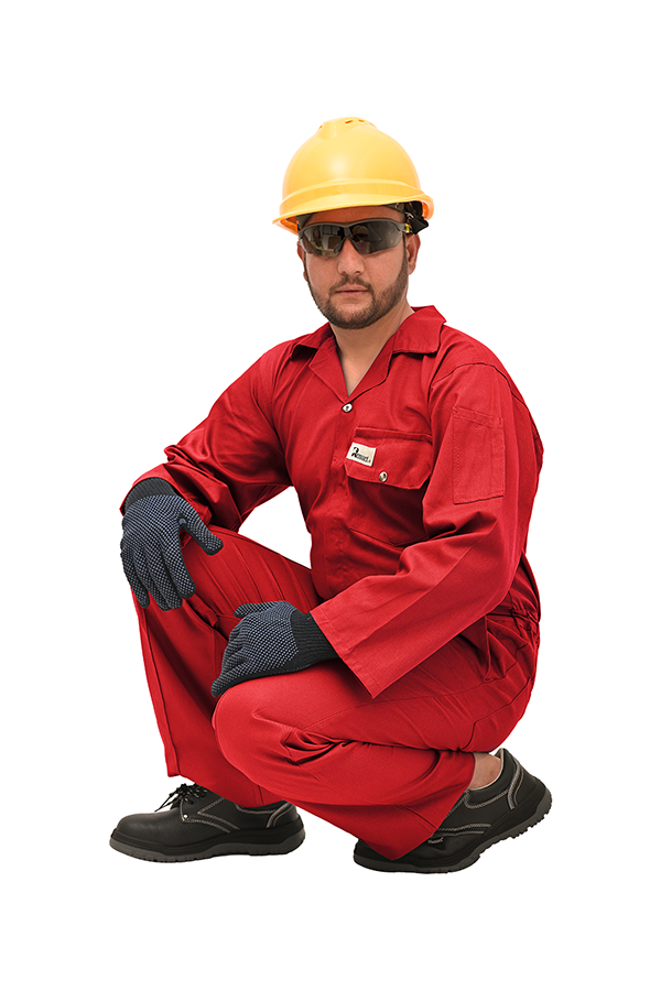 PREMIUM COTTON FULL BODY COVERALL 190 GSM RED