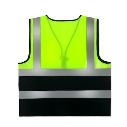 Safety Vest-030 Yellow & Black Two Color Jointed