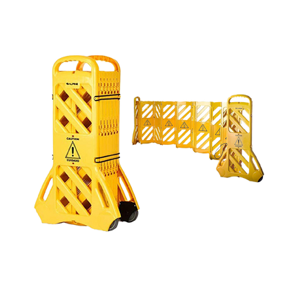4Meter Yellow Mobile Portable Retractable Barrier