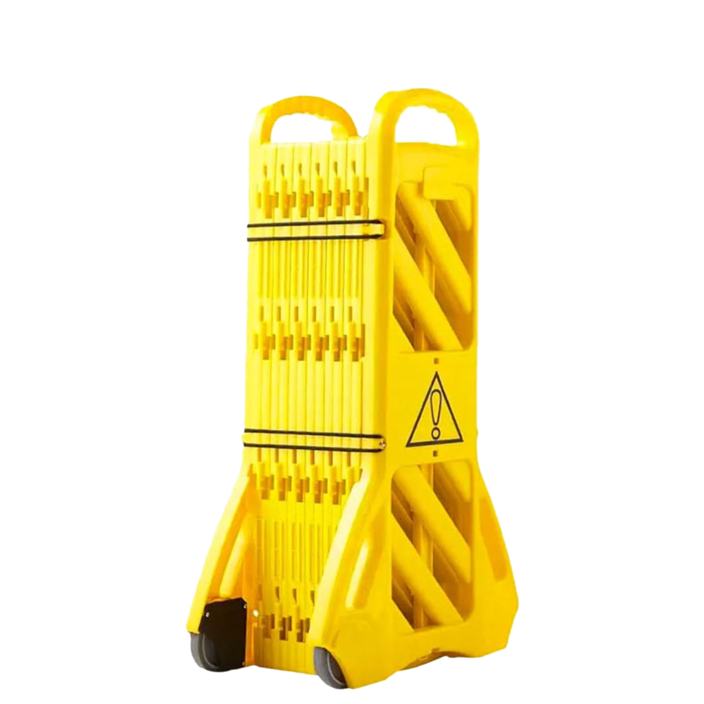 4Meter Yellow Mobile Portable Retractable Barrier
