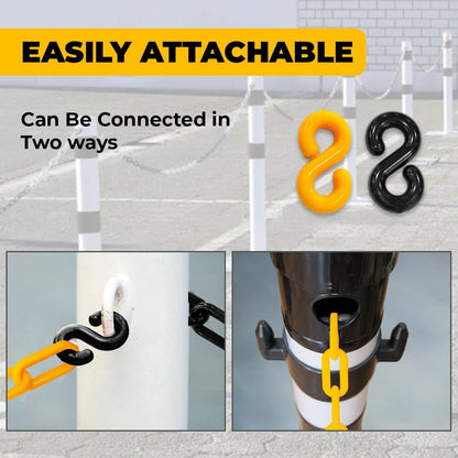 Plastic Traffic Chain Yellow/Black