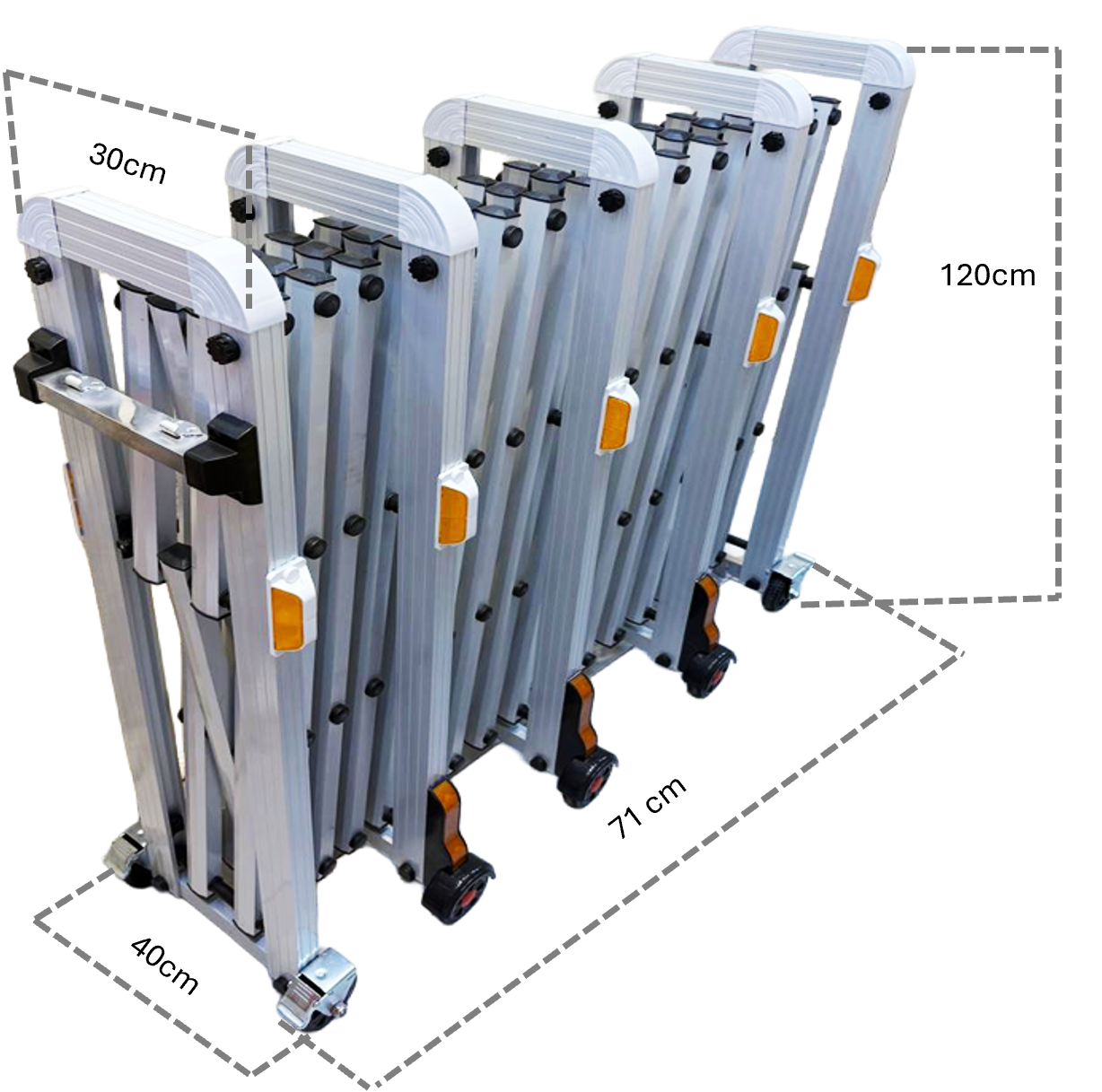 Remart® 4 Meter Aluminum  Barricade