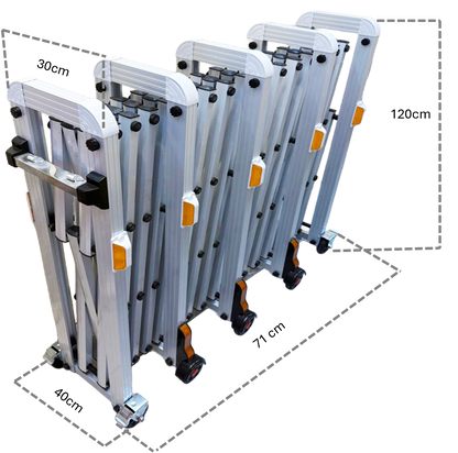 Remart® 4 Meter Aluminum  Barricade