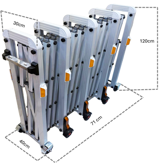 Remart® 4 Meter Aluminum  Barricade