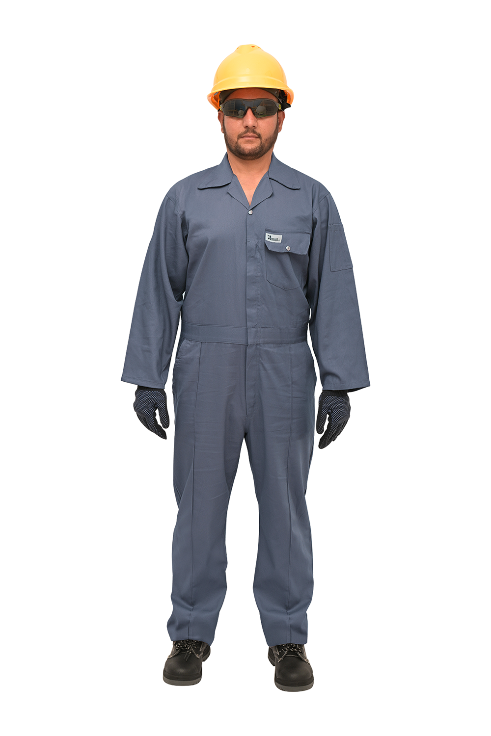 Coverall 100% Cotton Grey