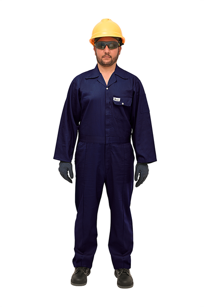 Coverall 100% Cotton Navy Blue