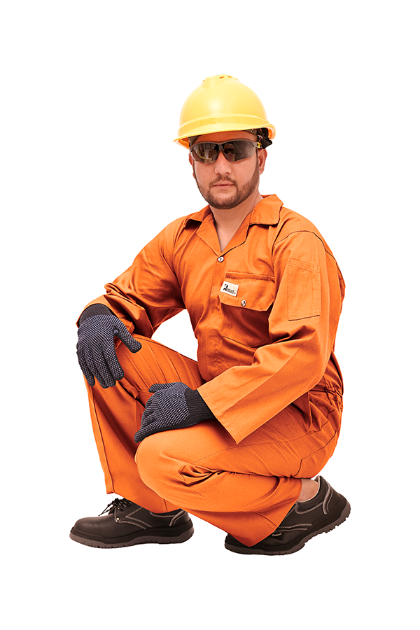 Coverall 100% Cotton Orange