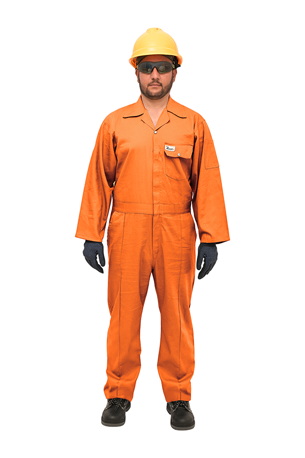 Coverall 100% Cotton Orange