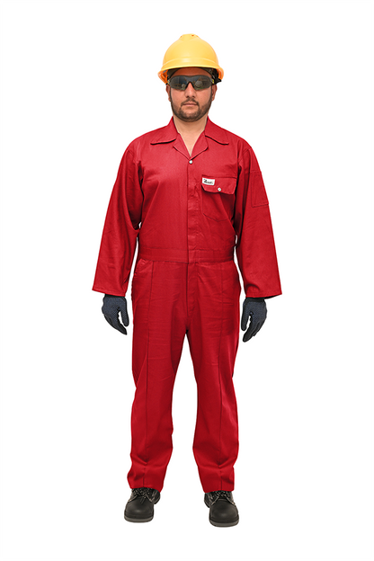 Coverall 100% Cotton Coverall Red