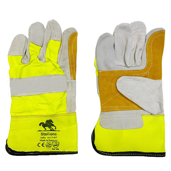 Safety Cuff Leather Gloves DPG