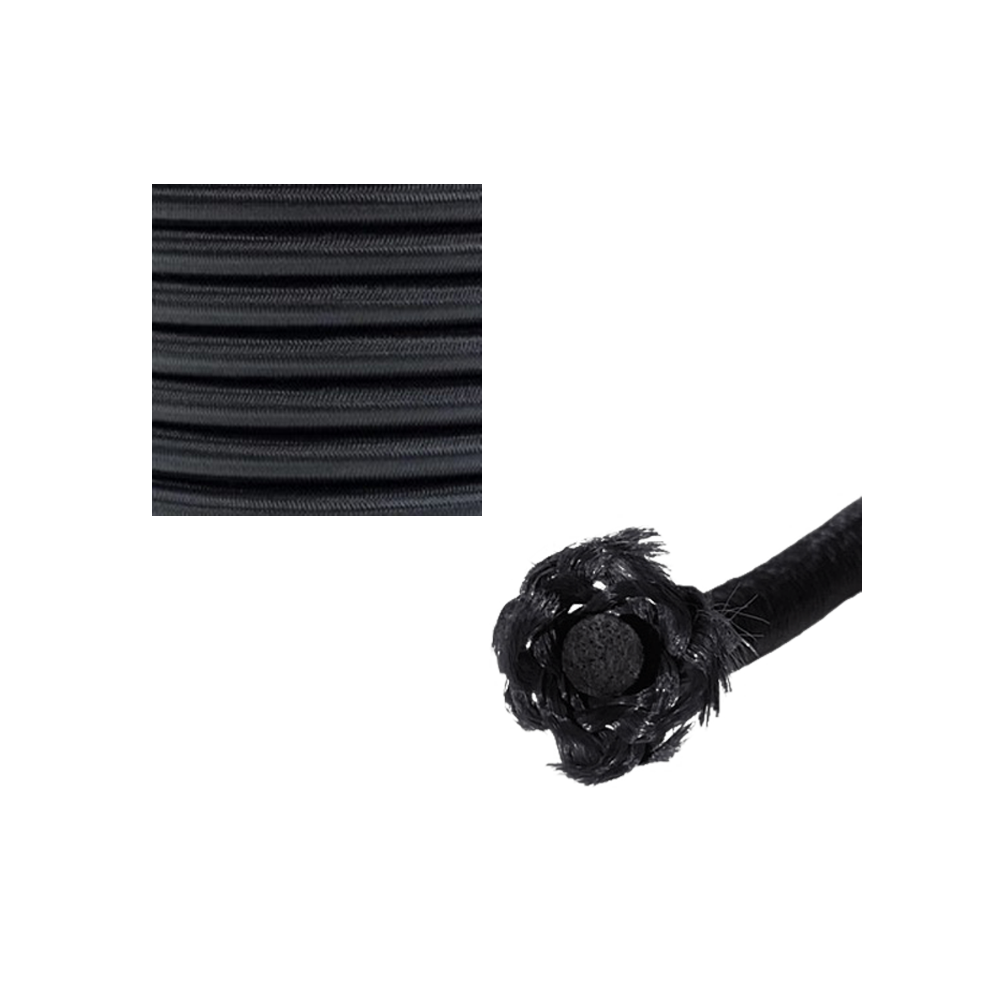 Elastic Shock Bungee Cord Rope Black 10mm (100M)