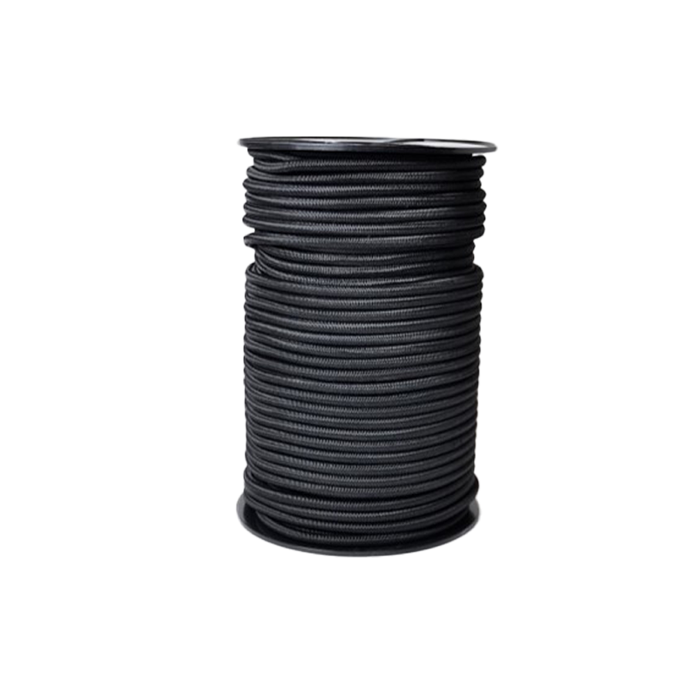Elastic Shock Bungee Cord Rope Black 10mm (100M)