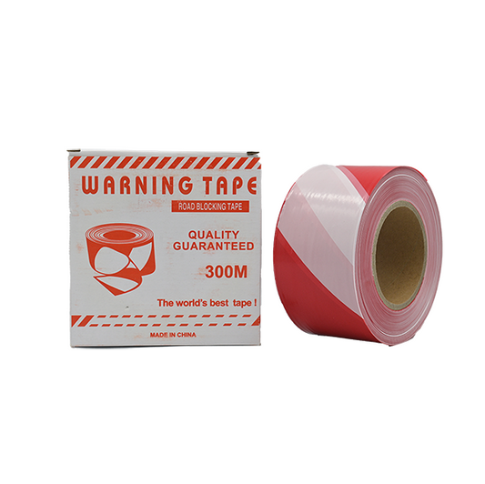 Warning Tape Red/White  3"