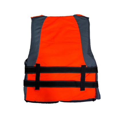 Life Jacket Orange and Grey