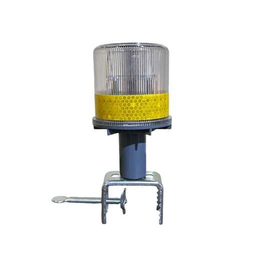 Road Cone Type with Iron Bracket Solar Waring Light