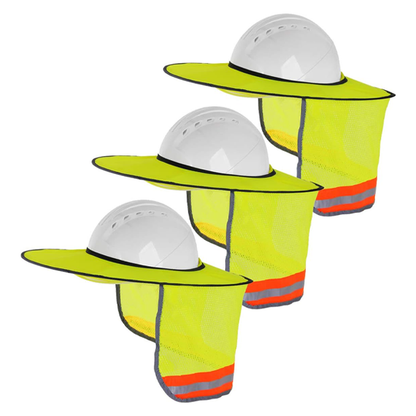 Sun Shade Hard Hat with Reflective Strip